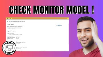 Het monitormodel controleren in Windows 10