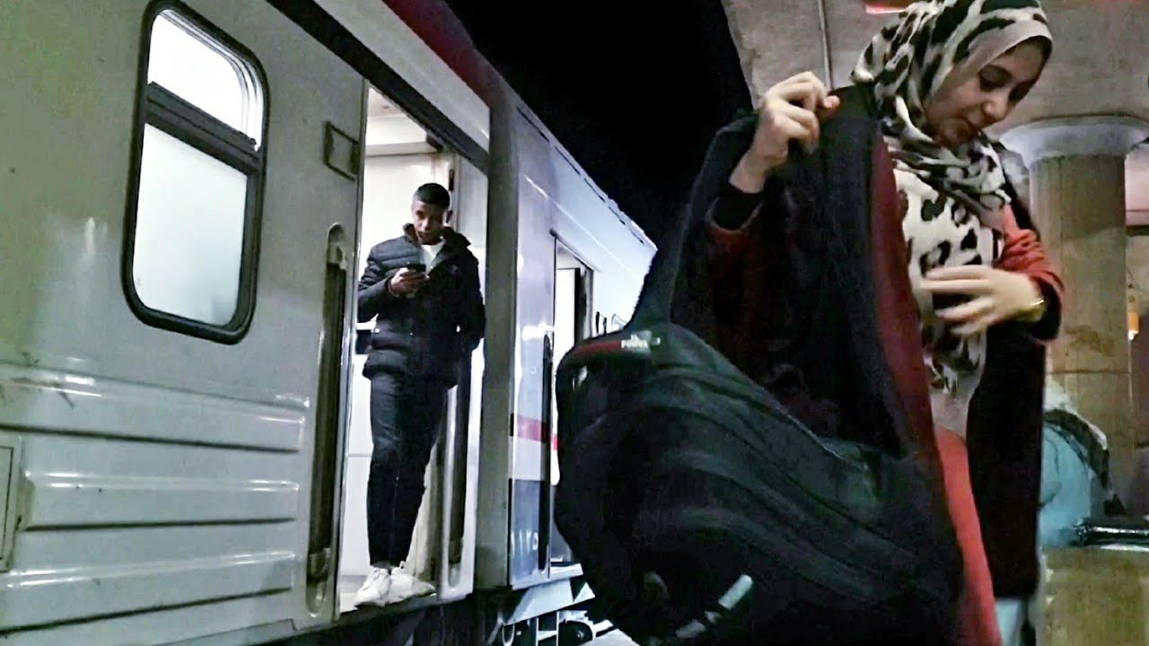 قطارات السفر ليلا على خط الصعيد الطوالي