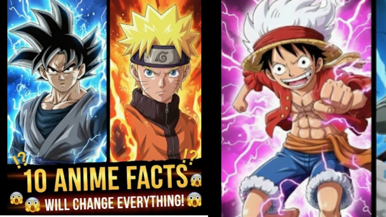 ТОП-10 ФАКТОВ ОБ АНИМЕ, КОТОРЫЕ ВСЕ ИЗМЕНЯТ 😲😯