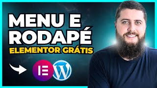 Melhor Forma de Criar HEADER e FOOTER com Elementor Grátis | Atualizado