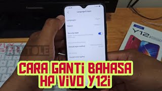 How to change the language on Vivo Y12i