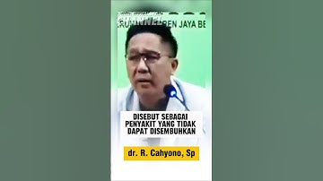 HANYA INI YANG TIDAK MUNGKIN DISEMBUHKAN! #drcahyono #kesehatan #sb30health #shorts