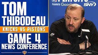 Tom Thibodeau On Jalen Brunson Returning After Injury, Knicks Game 4 Win