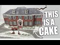 Making a home alone house all from cake