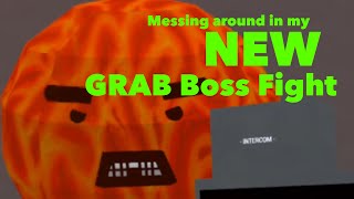 Messing around in my NEW GRAB VR boss fight (w. friends)