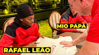 PAPÀ TI REGALO il TUO SOGNO! 24 ORE CON i GIOCATORI del MILAN! (piange)