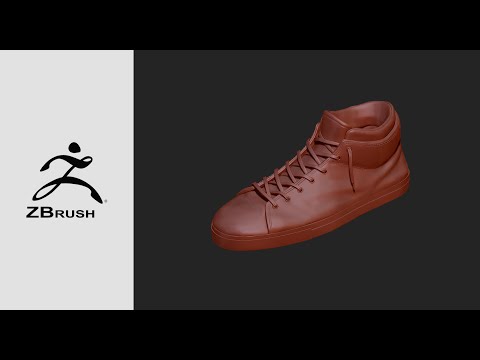 Zbrush - საჩვენებელი ვიდეო (ფეხსაცმელი)