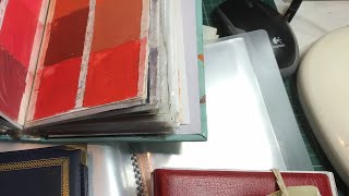 Thursday live show. How to make my little travel book of water colours