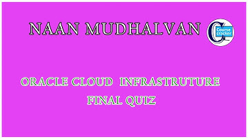 Oracle cloud infrastructure final quiz