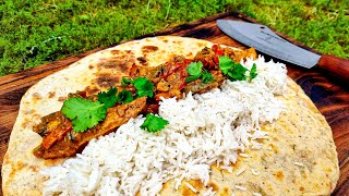 All in One Chicken Curry 🔥 ASMR Forest Cooking! No talk! Relaxing video