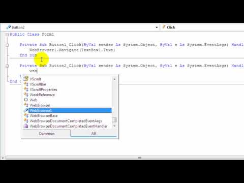Simple WebBrowser || Tutorial Visual Basic 2008 ( ExpressEdition)