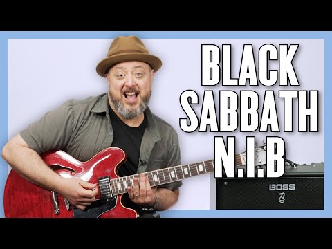 Black Sabbath N.I.B. Guitar Lesson + Tutorial