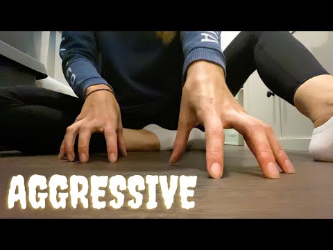 Fierce Floor Tapping & Scratching | Aggressive Tingles (asmr)