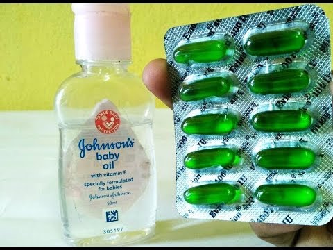 Детское масло ДЖОНСОНС БЕБИ и капсулы витамина Е  - ЭТО СУПЕР СРЕДСТВА для роста волос !!!