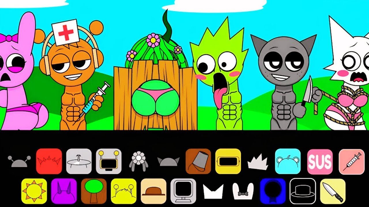 Incredibox Sprunki Sinner Edition But HUGEST GYATT OBESITY - Secret Mods | Cartoon Animation