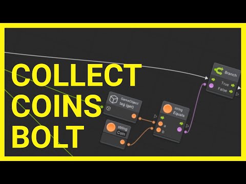 Collect Coins in Unity using Bolt | beginner tutorial