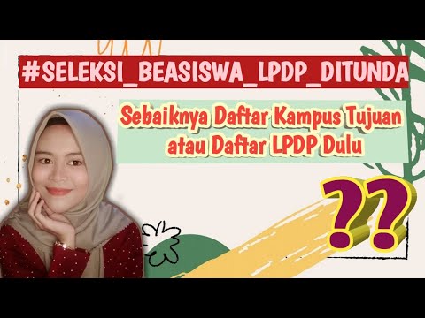 Video: Adakah Mungkin Untuk Memilih Pendaftaran Sementara