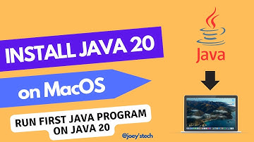 How to install Java JDK 20 on Mac in less than 5 mins | Run first Java program