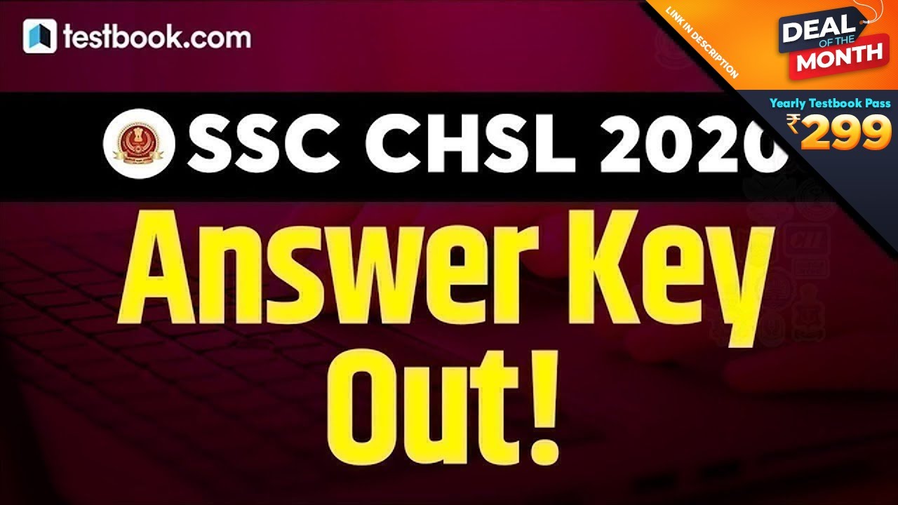 SSC CHSL Answer Key 2020 Out! | SSC CHSL Tier 1 Answer Key 2019-20 | How to Check SSC CHSL Scorecard