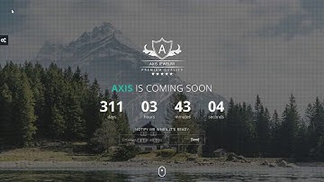 Axis - Responsive Coming Soon WordPress Plugin