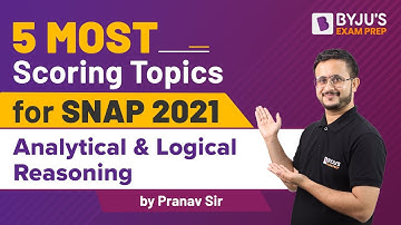 5 Most Scoring Topics for SNAP 2021 | Analytical & Logical Reasoning #shorts #shortvideos