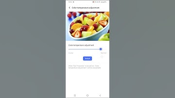 How to change colour temperature in vivo phone