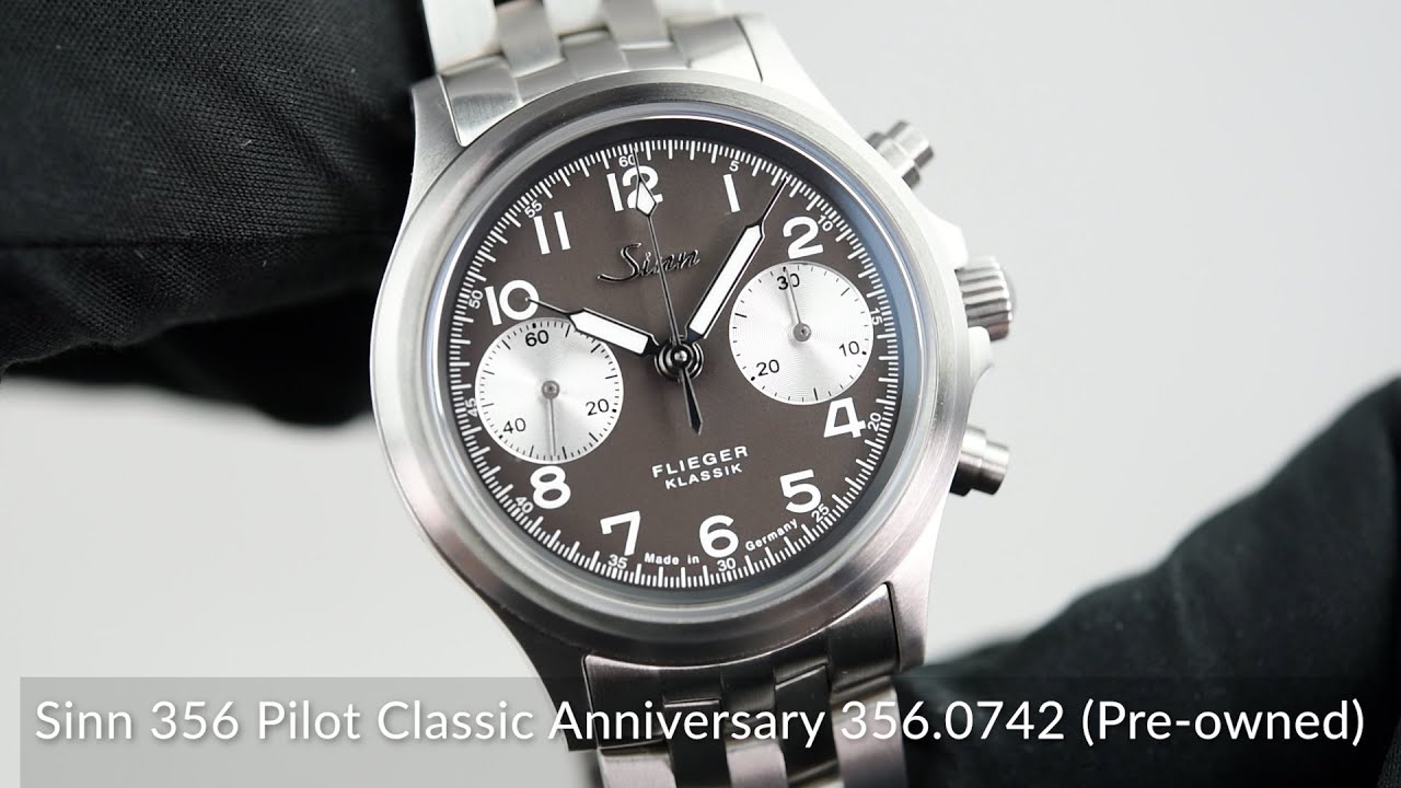 Sinn 356 Pilot Classic Anniversary 356.0742 (Pre-owned) - YouTube