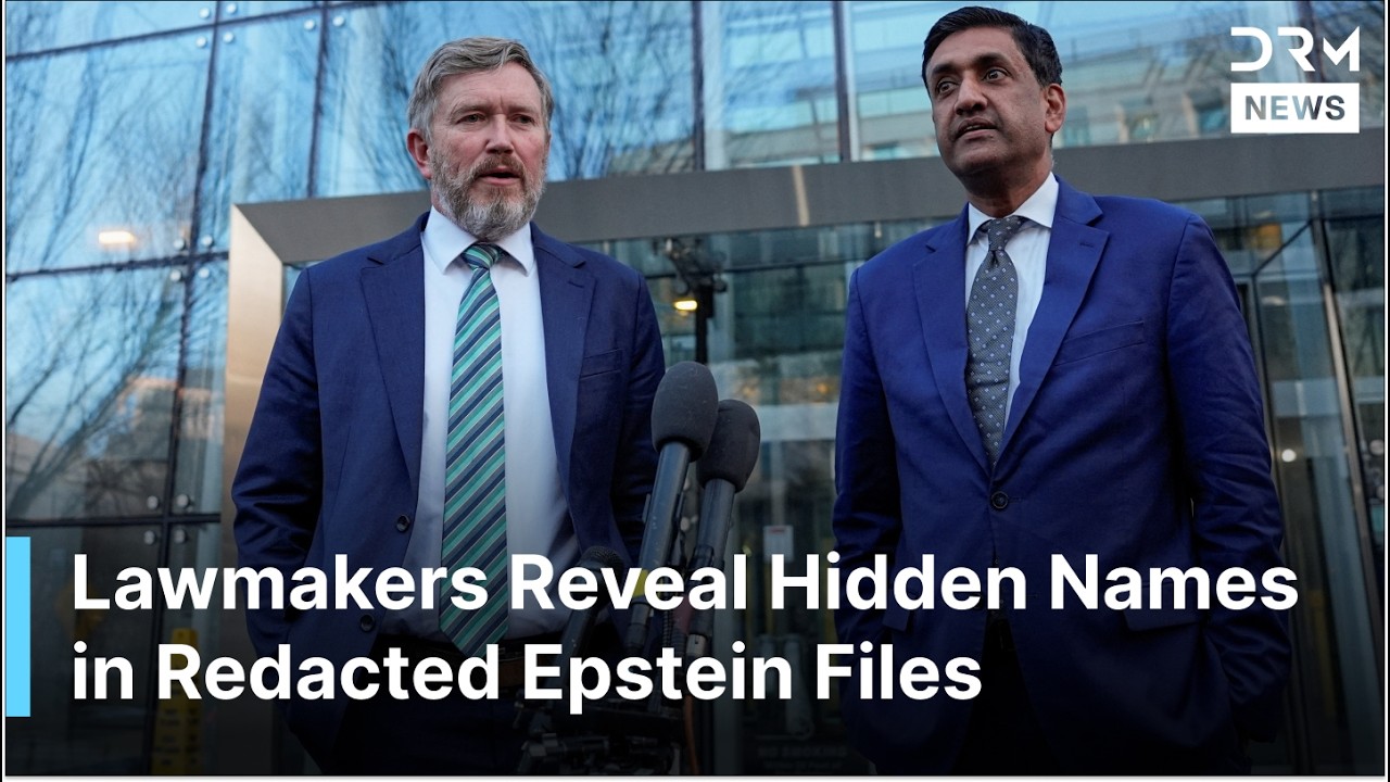 “We Found Six Men”, Ro Khanna and Thomas Massie Reveal Hidden Names in Epstein Files | AC1G