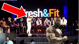 Wes Watson Almosts SMACKS Andrew Wilson On Fresh And Fit Live Show!?!
