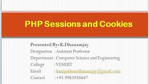 PHP Sessions and Cookies Introduction Part-1