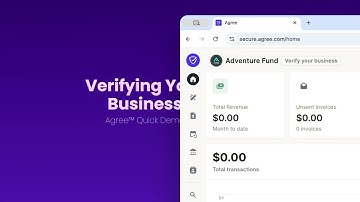 Agree.com Quick Demo — Verifying Your Business