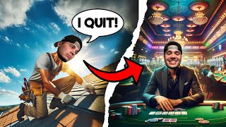 Playing poker until I can QUIT MY JOB!! (Episode 1)