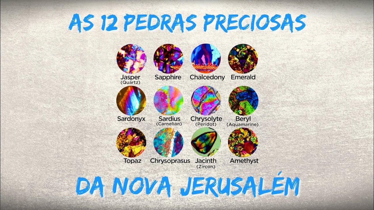 As 12 pedras preciosas da nova Jerusalém! 🙌🏽 - YouTube