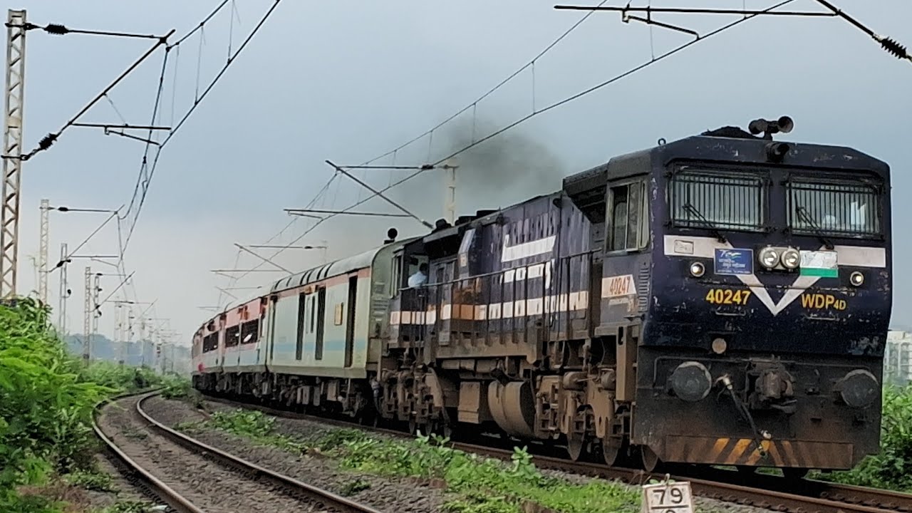 40247 * wdp4d Hauling Yeshwantpur Bikaner Express 💫🤩 | Police Bus Livery | CAB2 | Acknowledgement 😵