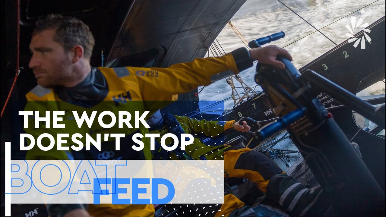 The Work Doesn't Stop! | On-Board: GUYOT Environnement - Team Europe | The Ocean Race