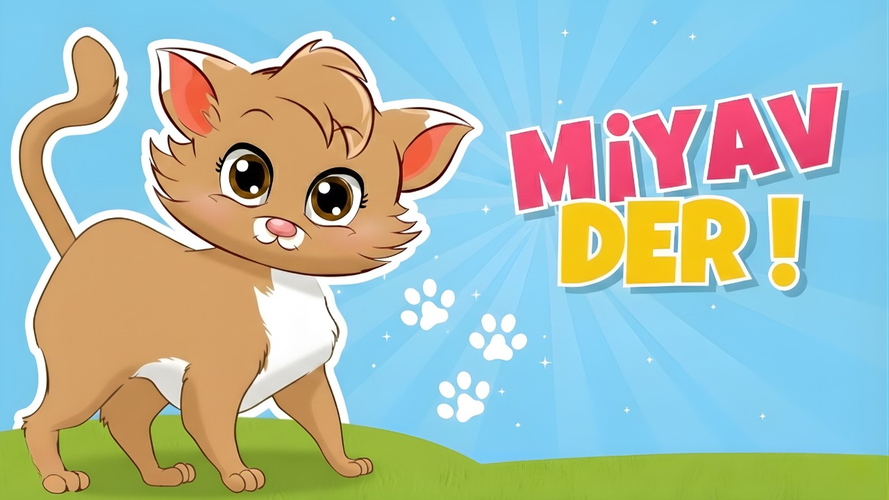 Kedicim Miyav Miyav Der  | Eğlenceli ve Eğitici Çocuk Şarkıları | Hey Minik Yıldız