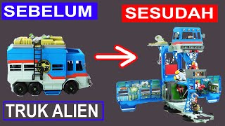 MAINAN  UNIK TRUCK ALIEN BERUBAH BENTUK BEN 10