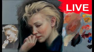 One session oil Painting  Cate