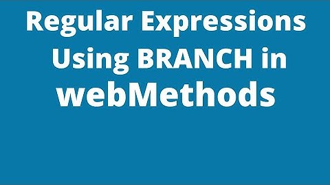 Regular Expressions in webMethods | Match any string from a list of strings