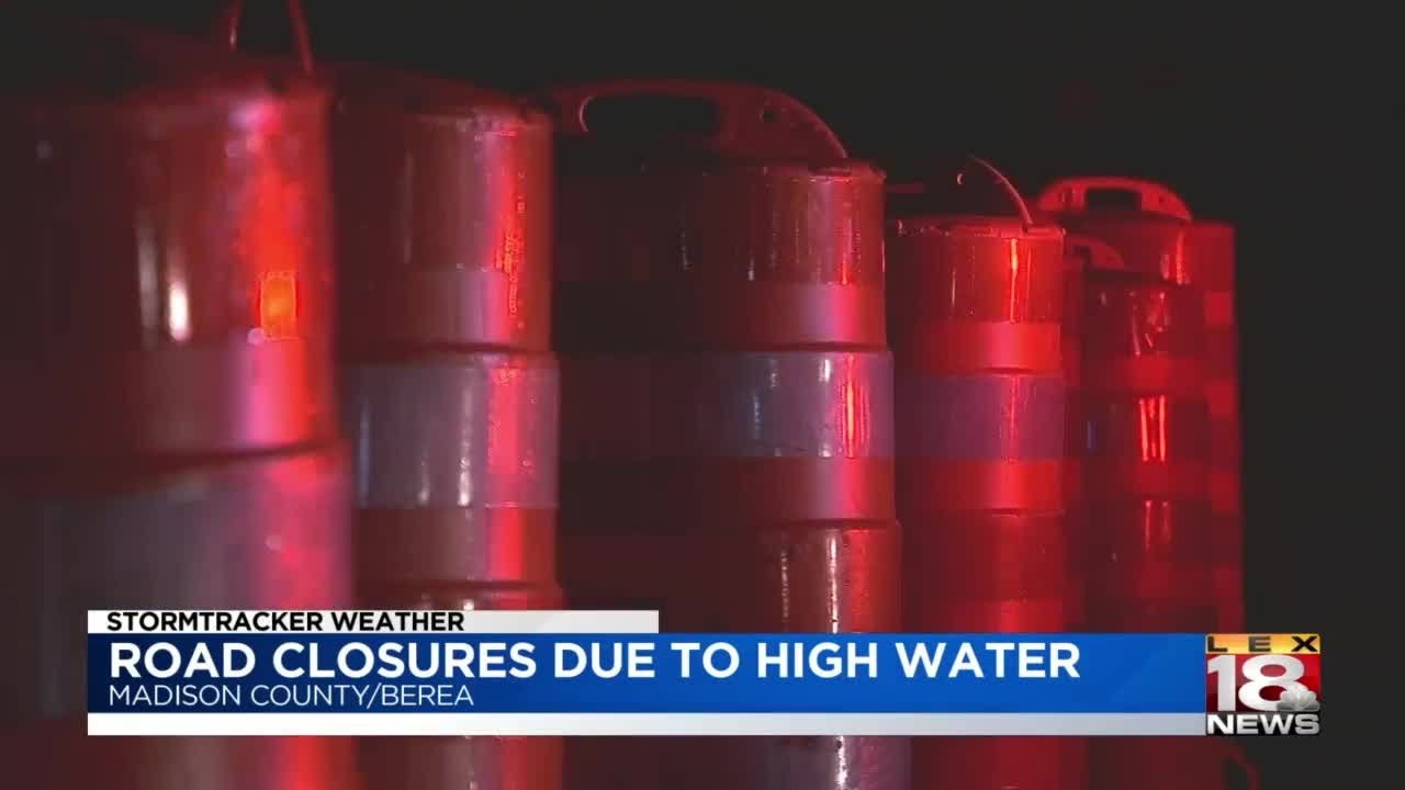 Roads closed due to high water and flooding - YouTube