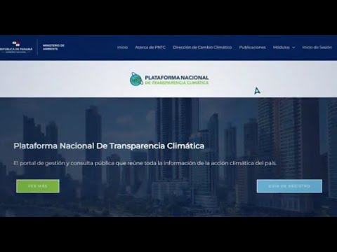 Panamá lanza la Plataforma Nacional de Transparencia Climática con Miambiente