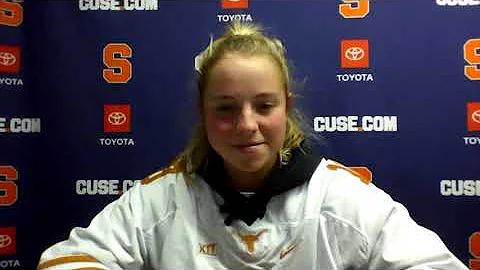 Megan Carney postgame vs. Binghamton