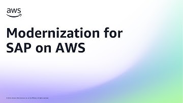 Modernization for SAP on AWS | Amazon Web Services