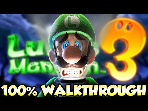 Luigi's Mansion 3 - FULL GAME 100% Walkthrough 🔴LIVE (All Gems & All Boos)  