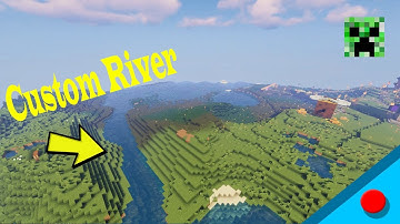 How To Make a Custom River In MineCraft || Minecraft