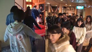 バスツアーの朝にお客さんと一緒にいたずら！ 風船で寝起き枕返しww【SUSHI★BOYSのいたずら #164】