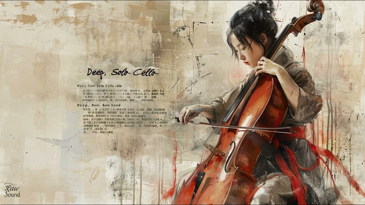 Pure Solo Cello │ Bow Noise & Breathing Strings │ Deep Night Resonance