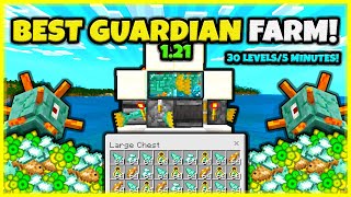 BEST GUARDIAN XP FARM EVER!! (VERY FAST!) In Minecraft Bedrock 1.21 screenshot 3