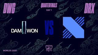 DWG vs DRX | Quarterfinal Game 1 | World Championship | DAMWON Gaming vs. DRX (2020)