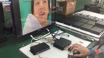 MPC1005-12 Production:12 button SD auto loop play video player mass production process